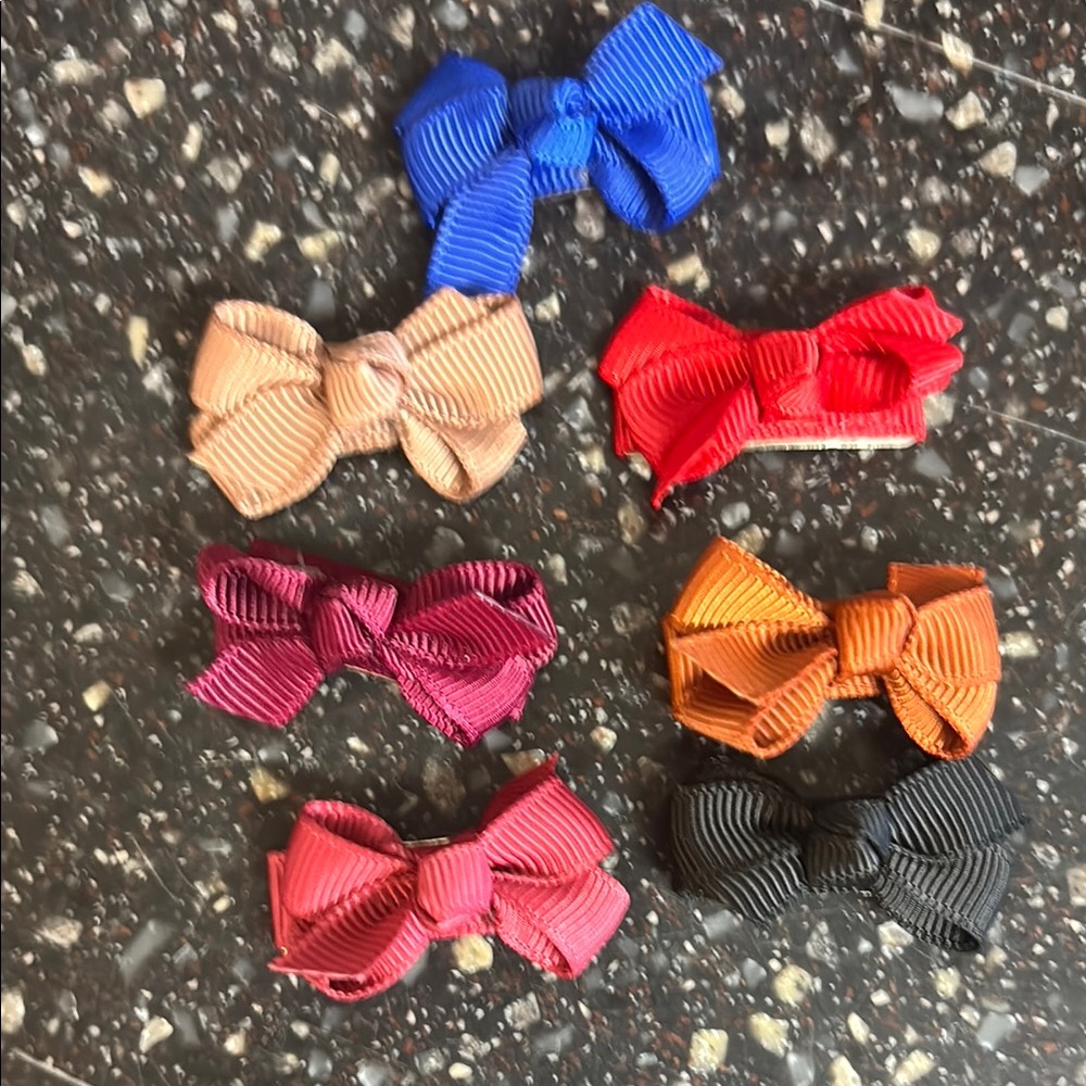 Colorful Kids Hair Bow Set